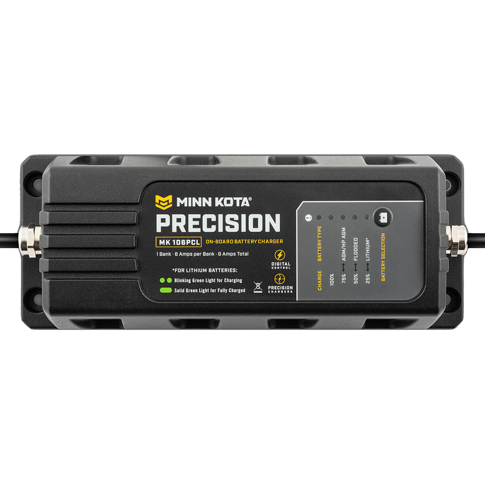 Minn Kota Precision onboard battery charger.