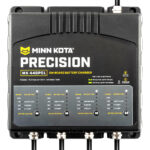 Minn Kota MK 440PCL battery charger front view.