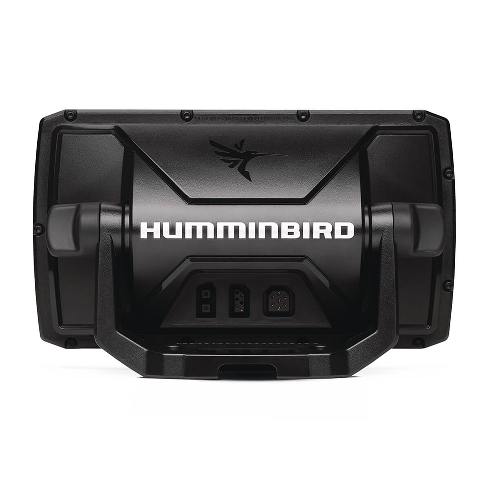 Humminbird electronic device, backside view.