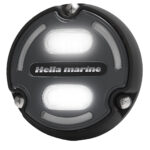 Black Hella marine round LED light