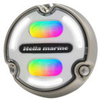 Hella marine colorful LED light for boats.