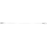 Fishing wire leader with swivel and snap clasp.