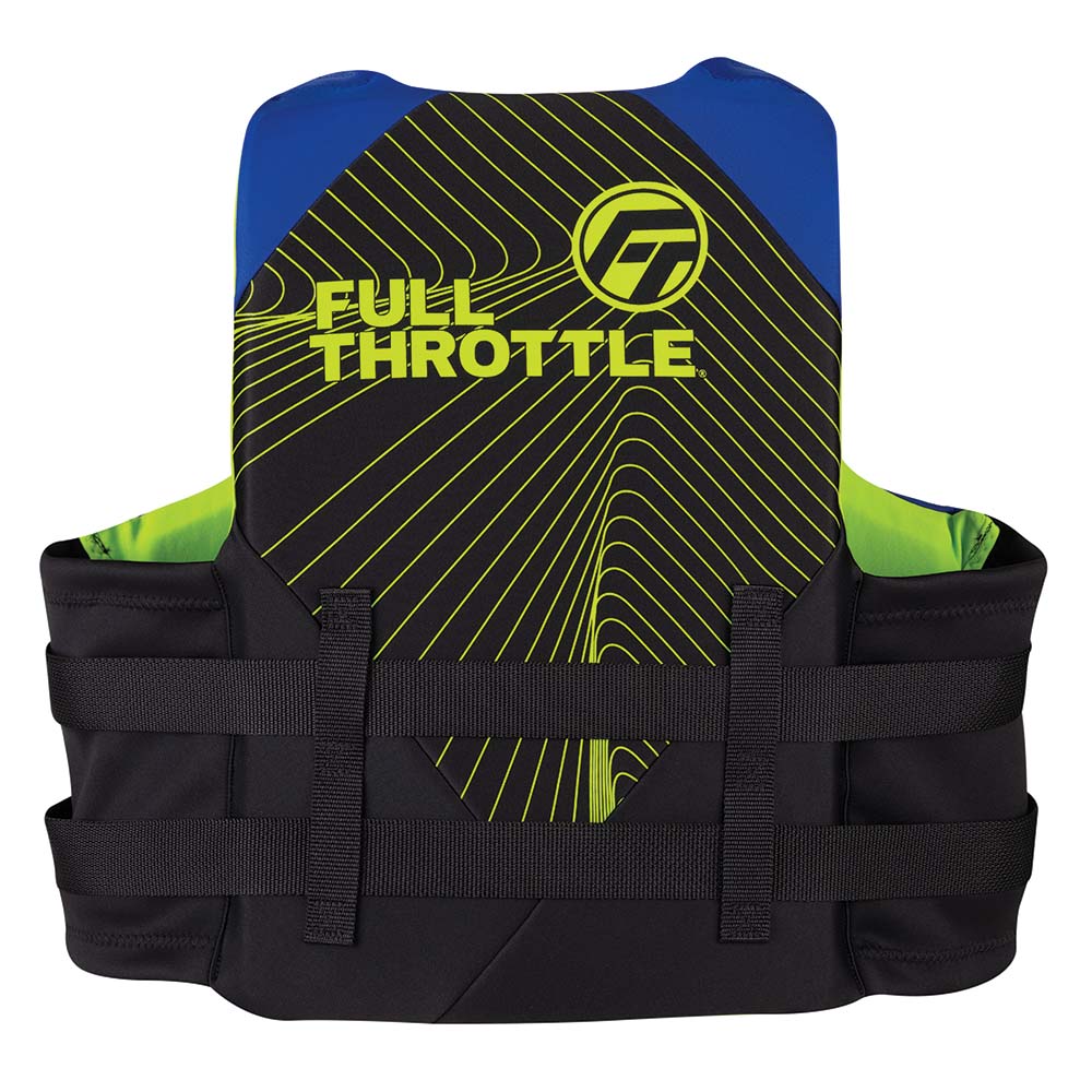 Full Throttle life jacket with adjustable straps.