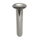 Chrome-plated brass flush rod holder