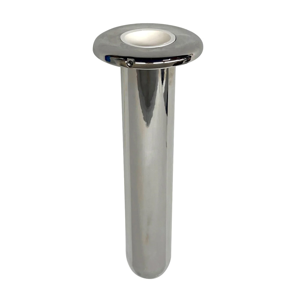 Chrome-plated brass flush rod holder