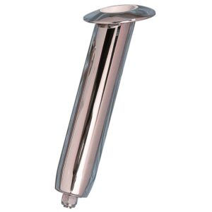 Metal shoe horn on white background