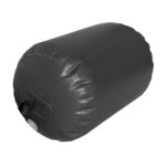 Black inflatable punching bag with handle