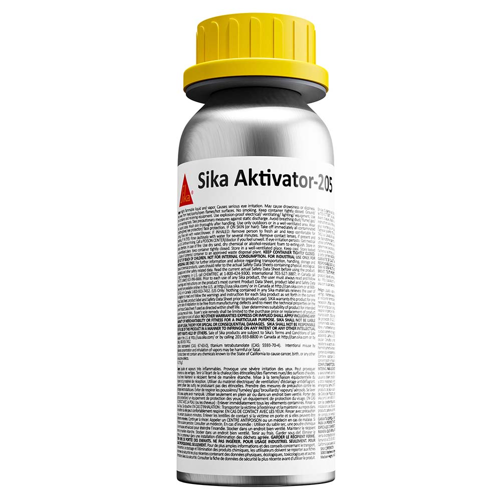 Sika Aktivator-205 Primer Bottle with Yellow Cap