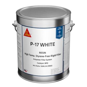 Sika P-17 White Resin Filler Can