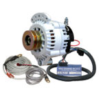 Marine alternator with Max Charge MC-614 regulator and cables