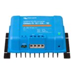 Blue Victron Energy DC-DC converter front view.