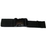 Black nylon belt with buckle