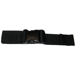 Black nylon belt with buckle