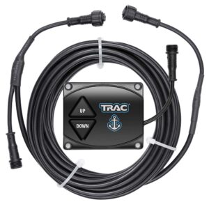 TRAC anchor winch control with cables
