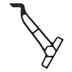 Black metal airplane wall decor silhouette