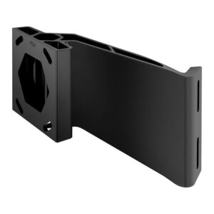 Black wall mount bracket for PlayStation 4.