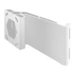 White wall bracket for electronic devices mount.