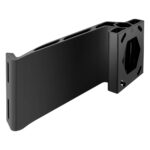 Black metal bracket for mounting structures