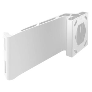 White metal console mount bracket hardware