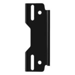 Black metal wall mounting bracket
