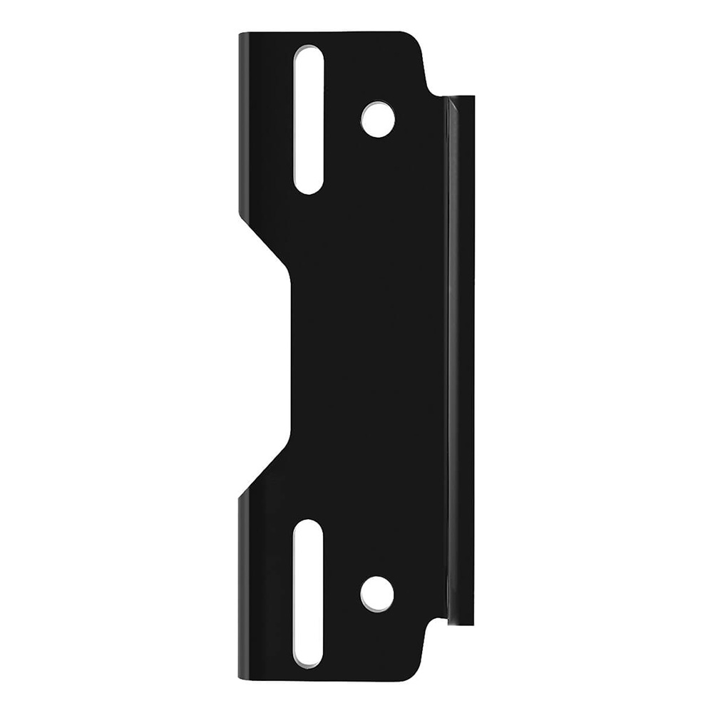 Black metal wall mounting bracket