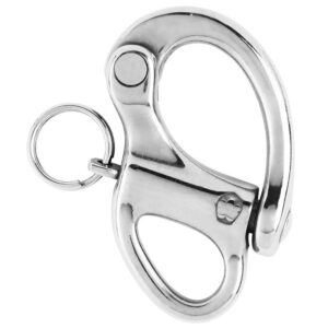 Stainless steel swivel eye snap hook fastener