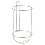 Metal wire storage basket holder