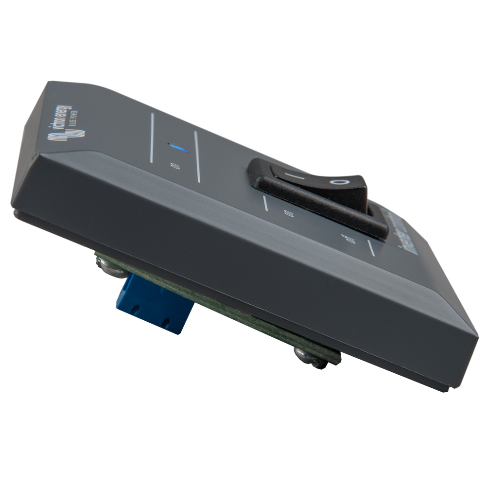 Electronic control panel with switch