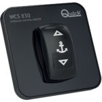 Windlass control switch panel with anchor symbol
