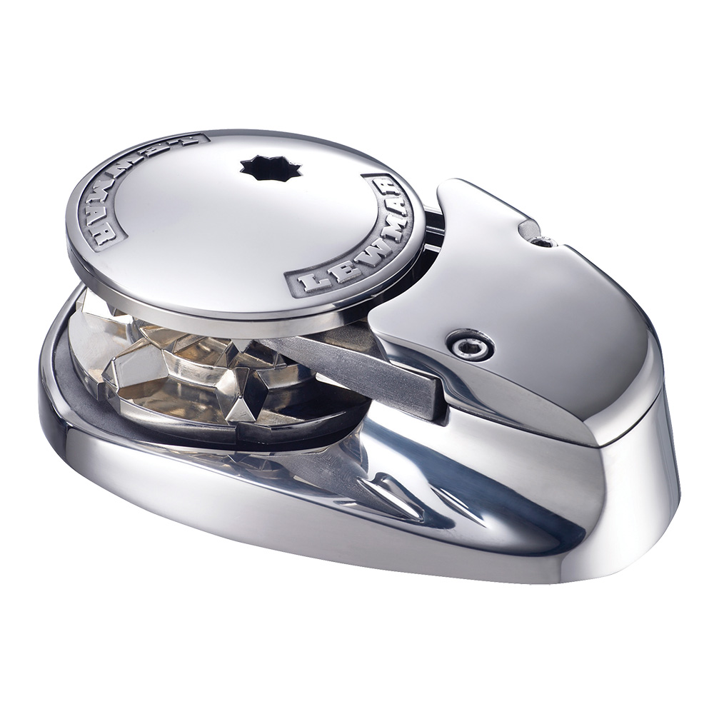 Chrome marine windlass for anchoring systems.