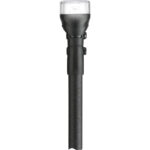 Black outdoor solar lamp post light