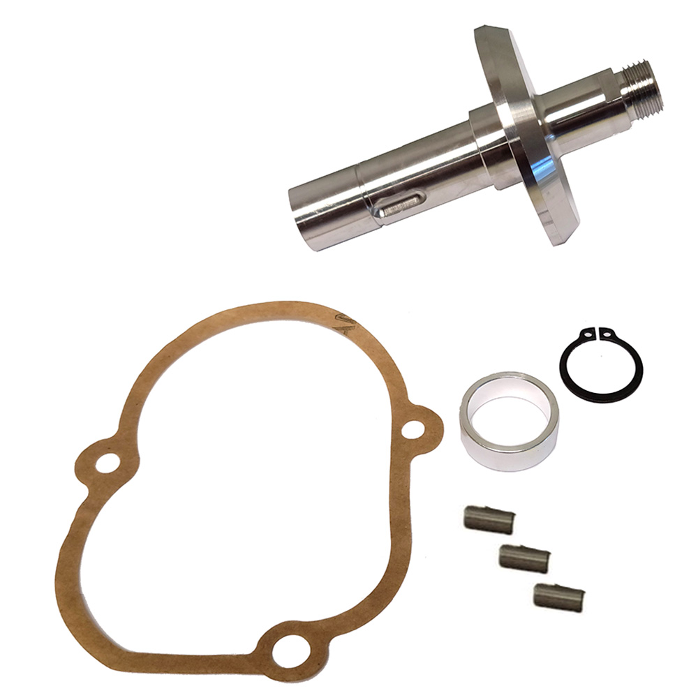 Metal shaft with seals and gasket kit