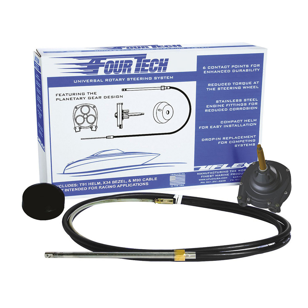 Uflex Fourtech steering system for racing applications