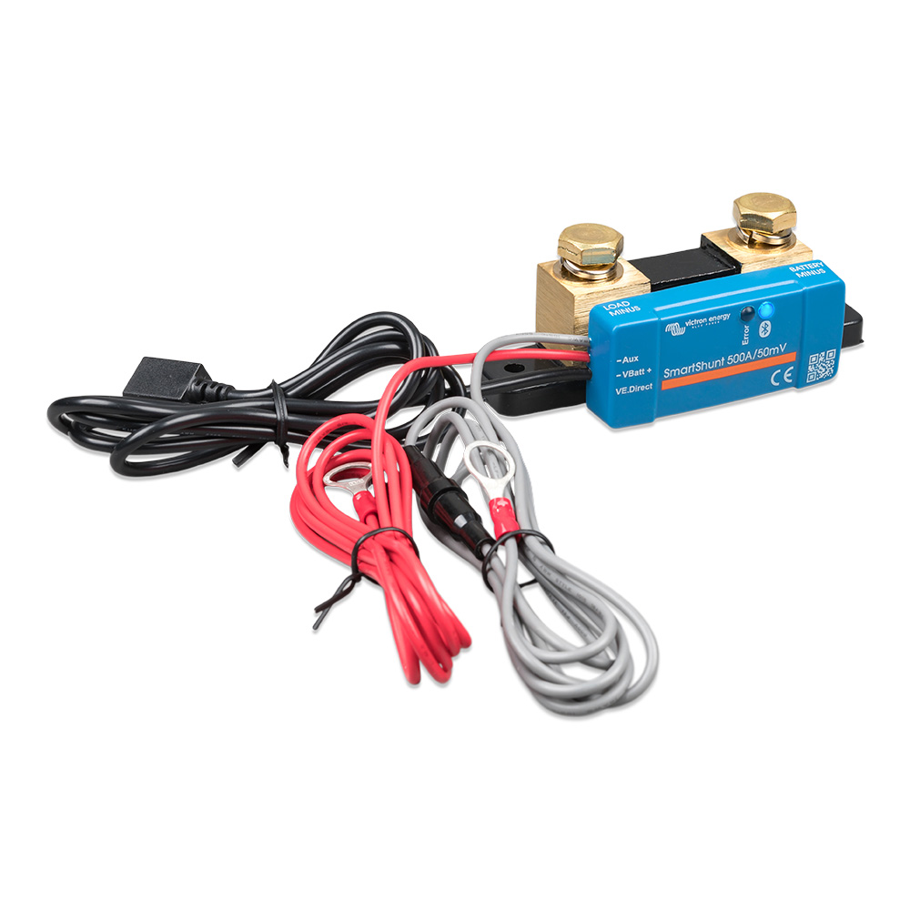 SmartShunt battery monitor with cables