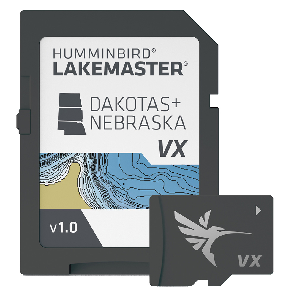 Lakemaster Dakotas Nebraska VX map card