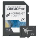 Humminbird LakeMaster Northeast States VX map card.