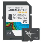 Humminbird Lakemaster Dakotas Nebraska microSD map card.