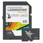 Humminbird lake map chip for Great Lakes.