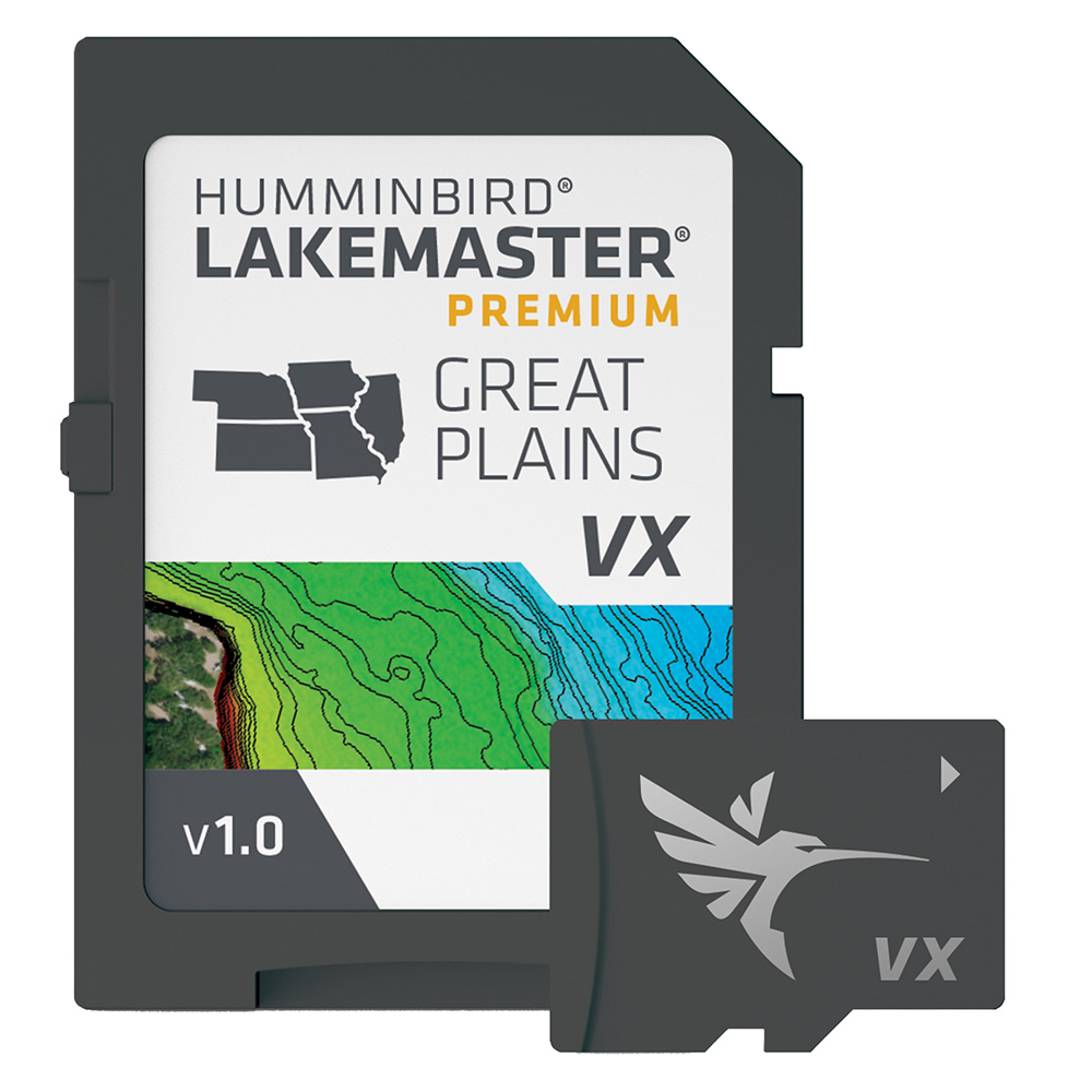 Humminbird LakeMaster Great Plains VX map card