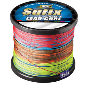 Colorful braided fishing line spool