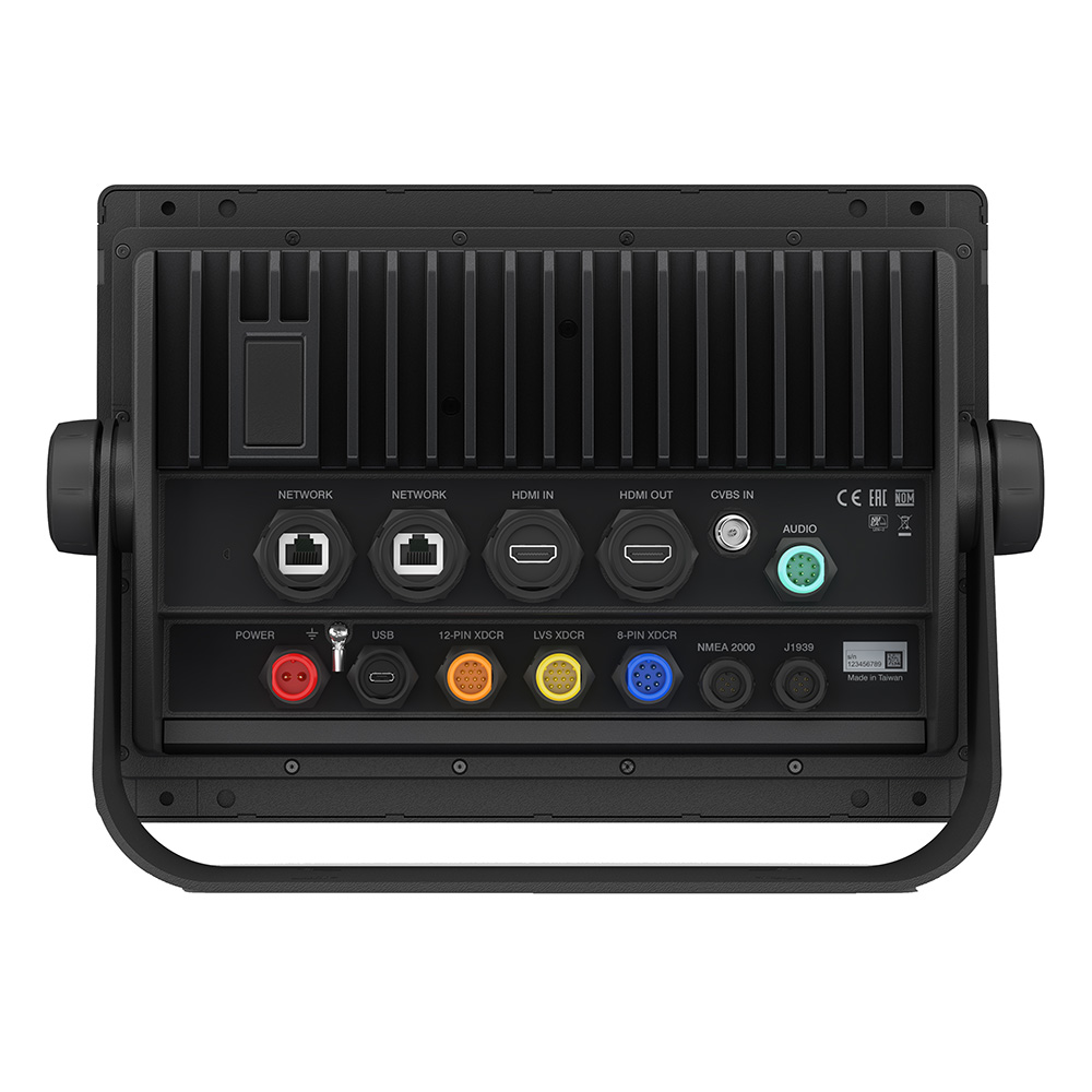 Rear panel with assorted connectivity ports.