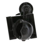 Black plastic adjustable caster wheel component hardware