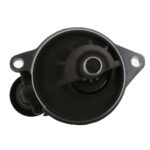Close-up of automotive turbocharger turbine