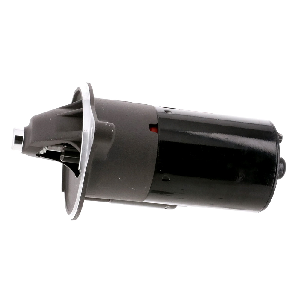 Industrial black cylindrical electric motor component