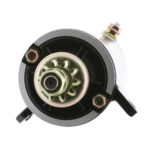 Close-up of brushless electric motor front view