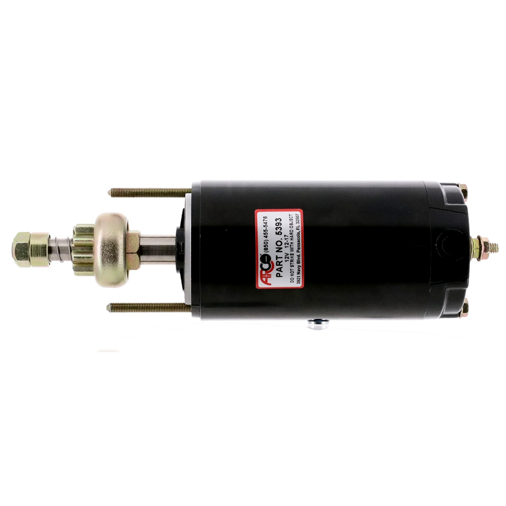 Black electric motor with labeled part number