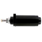 Black industrial hydraulic cylinder component