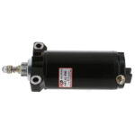 Black starter motor model 6360 for vehicles.