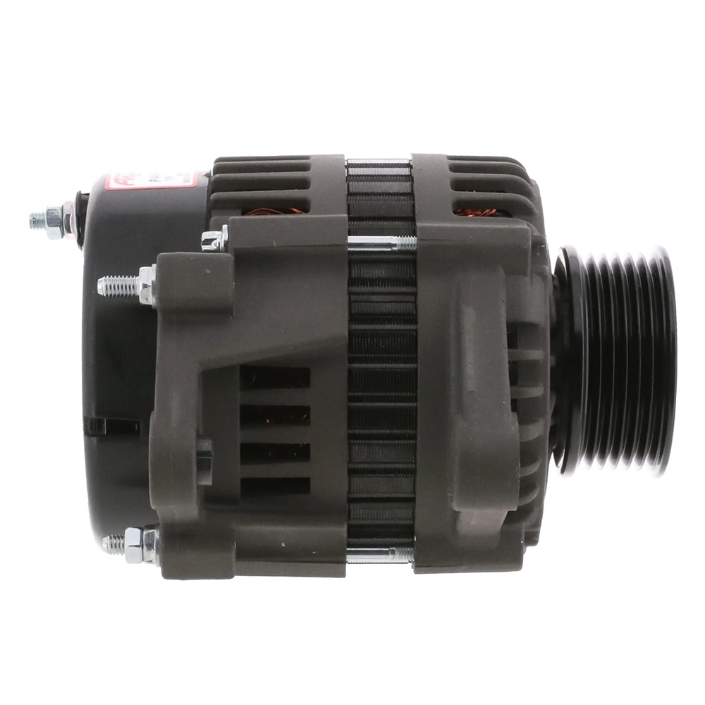Car alternator side view