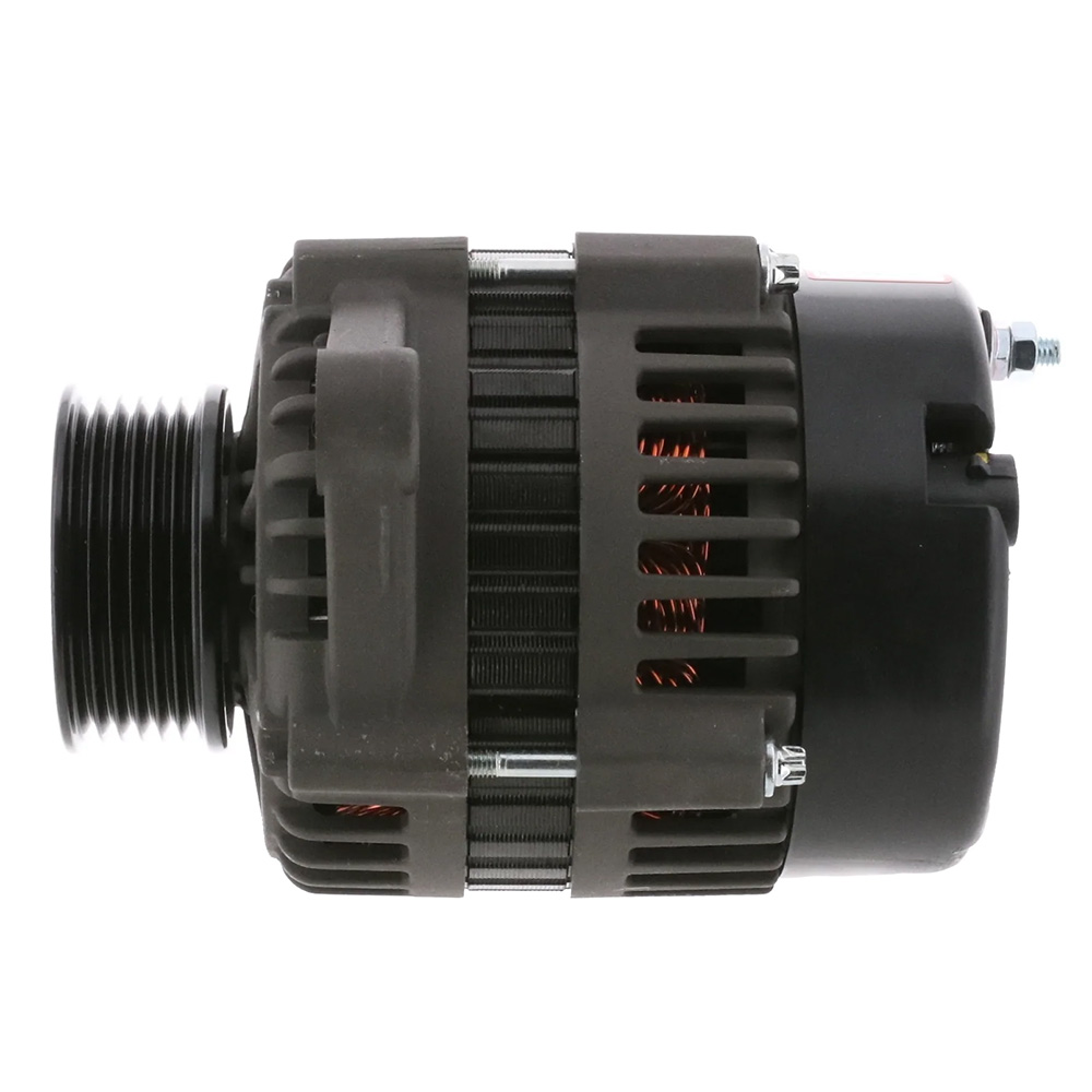 Side view of car alternator